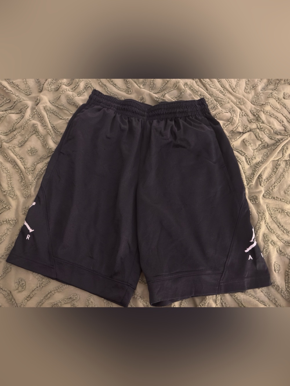 Nike Jordan Men’s Rise Triangle Basketball Shorts Black BV5264-010 Size L